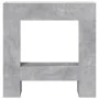 Kaminumrandung aus grauem Beton-Ingenieurholz, 81x18x82 cm. von , Zubehör für Holzöfen und Kamine - Ref: Foro24-854601, Preis...