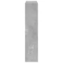 Kaminumrandung aus grauem Beton-Ingenieurholz, 81x18x82 cm. von , Zubehör für Holzöfen und Kamine - Ref: Foro24-854601, Preis...