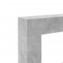 Kaminumrandung aus grauem Beton-Ingenieurholz, 81x18x82 cm. von , Zubehör für Holzöfen und Kamine - Ref: Foro24-854601, Preis...