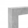 Kaminumrandung aus grauem Beton-Ingenieurholz, 81x18x82 cm. von , Zubehör für Holzöfen und Kamine - Ref: Foro24-854601, Preis...