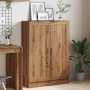 Armario de madera de ingeniería roble artisan 82,5x30,5x115 cm by , Bookcases and shelves - Ref: Foro24-856149, Price: 100,19...