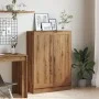 Ingenieurholzschrank Eiche Handwerker 82,5x30,5x115 cm von , Bücherregale und Regale - Ref: Foro24-856149, Preis: 98,42 €, Ra...