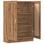 Armario de madera de ingeniería roble artisan 82,5x30,5x115 cm by , Bookcases and shelves - Ref: Foro24-856149, Price: 100,19...