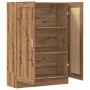 Ingenieurholzschrank Eiche Handwerker 82,5x30,5x115 cm von , Bücherregale und Regale - Ref: Foro24-856149, Preis: 98,42 €, Ra...