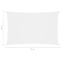 Rechteckige Segelmarkise aus weißem Oxford-Stoff 2x5 m von vidaXL, Sonnenschirme - Ref: Foro24-135259, Preis: 36,40 €, Rabatt: %
