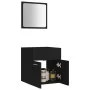 Set of 2-piece black plywood bathroom furniture by , Bathroom furniture - Ref: Foro24-804774, Price: 53,30 €, Discount: %