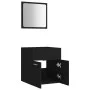 Set of 2-piece black plywood bathroom furniture by , Bathroom furniture - Ref: Foro24-804774, Price: 53,30 €, Discount: %