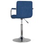 Taburete de cocina de tela azul de , Taburetes de cocina - Ref: Foro24-334547, Precio: 76,71 €, Descuento: %