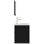 Juego de muebles de baño madera de ingeniería negro de , Muebles de baño - Ref: Foro24-3071307, Precio: 179,98 €, Descuento: %