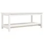 Solid white pine wood coffee table 110x55x45 cm by , Coffee table - Ref: Foro24-822273, Price: 117,14 €, Discount: %