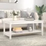 Solid white pine wood coffee table 110x55x45 cm by , Coffee table - Ref: Foro24-822273, Price: 117,14 €, Discount: %