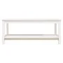 Solid white pine wood coffee table 110x55x45 cm by , Coffee table - Ref: Foro24-822273, Price: 117,14 €, Discount: %