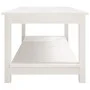 Solid white pine wood coffee table 110x55x45 cm by , Coffee table - Ref: Foro24-822273, Price: 117,14 €, Discount: %