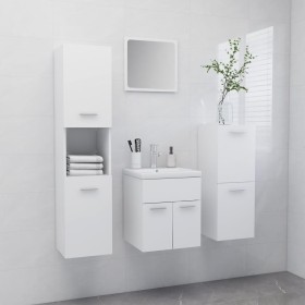 Badezimmerset aus weißem Ingenieurholz von , Badezimmermöbel - Ref: Foro24-3071351, Preis: 265,82 €, Rabatt: %