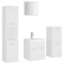 Engineered wood white bathroom furniture set by , Bathroom furniture - Ref: Foro24-3071351, Price: 269,68 €, Discount: %