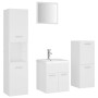 Juego de muebles de baño madera de ingeniería blanco de , Muebles de baño - Ref: Foro24-3071351, Precio: 265,82 €, Descuento: %