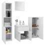 Badezimmerset aus weißem Ingenieurholz von , Badezimmermöbel - Ref: Foro24-3071351, Preis: 260,20 €, Rabatt: %