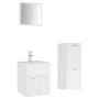 Badezimmerset aus weißem Ingenieurholz von , Badezimmermöbel - Ref: Foro24-3071441, Preis: 203,74 €, Rabatt: %