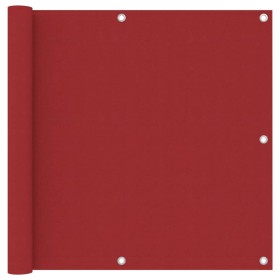 Balkonmarkise aus rotem Oxford-Stoff, 90 x 500 cm von vidaXL, Sonnenschirme - Ref: Foro24-135038, Preis: 30,32 €, Rabatt: %