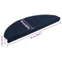 Alfombrilla autoadhesiva escalera 5 uds 65x21x4 cm azul marino de , Alfombrillas para escalones - Ref: Foro24-149718, Precio:...