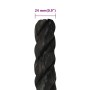 Black polypropylene work rope 24 mm 100 m by , Ropes and metal cords - Ref: Foro24-153034, Price: 186,84 €, Discount: %