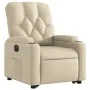 Electric reclining and lifting armchair in cream-colored fabric by , Armchairs - Ref: Foro24-3204743, Price: 331,31 €, Discou...