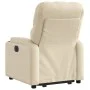 Electric reclining and lifting armchair in cream-colored fabric by , Armchairs - Ref: Foro24-3204743, Price: 331,31 €, Discou...