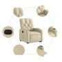Electric reclining and lifting armchair in cream-colored fabric by , Armchairs - Ref: Foro24-3204743, Price: 331,31 €, Discou...