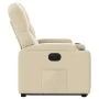 Sillón eléctrico reclinable elevable de tela color crema de , Sillones - Ref: Foro24-3204743, Precio: 329,92 €, Descuento: %