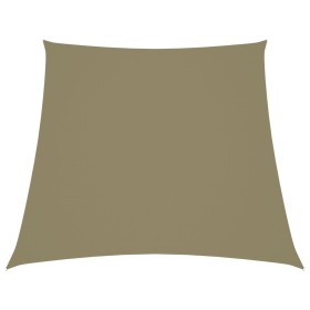 Trapezoidal beige Oxford fabric sail awning 3/4x3 m by vidaXL, Umbrellas - Ref: Foro24-135187, Price: 48,56 €, Discount: %