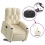 Electric reclining and lifting armchair in cream-colored fabric by , Armchairs - Ref: Foro24-3204743, Price: 331,31 €, Discou...