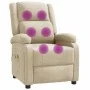 Cremefarbener Stoffmassagestuhl von , Elektrische Massagesessel - Ref: Foro24-340935, Preis: 249,67 €, Rabatt: %