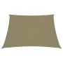 Trapezoidal beige Oxford fabric sail awning 3/4x3 m by vidaXL, Umbrellas - Ref: Foro24-135187, Price: 45,53 €, Discount: %