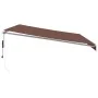 Automatic retractable awning with brown LED lights 500x350 cm by , Awnings - Ref: Foro24-3215398, Price: 718,16 €, Discount: %