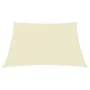 Rectangular sail awning Oxford fabric cream color 4x5 m by vidaXL, Umbrellas - Ref: Foro24-135216, Price: 64,67 €, Discount: %