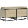 Storage box with Sonoma oak wood lid 100x40x51.5 cm by , Storage baskets - Ref: Foro24-848805, Price: 79,48 €, Discount: %