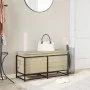Aufbewahrungsbox mit Deckel aus Sonoma-Eichenholz 100x40x51,5 cm. von , Aufbewahrungskörbe - Ref: Foro24-848805, Preis: 79,48...