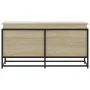 Storage box with Sonoma oak wood lid 100x40x51.5 cm by , Storage baskets - Ref: Foro24-848805, Price: 79,48 €, Discount: %