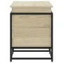 Storage box with Sonoma oak wood lid 100x40x51.5 cm by , Storage baskets - Ref: Foro24-848805, Price: 79,48 €, Discount: %
