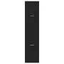 Armario botiquín madera de ingeniería negro 40x41x174,5 cm de , Taquillas y armarios de almacenamiento - Ref: Foro24-3309646,...