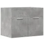Armario para lavabo contrachapada gris hormigón 60x38,5x46 cm de , Muebles de baño - Ref: Foro24-856208, Precio: 46,26 €, Des...