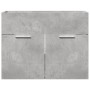 Armario para lavabo contrachapada gris hormigón 60x38,5x46 cm de , Muebles de baño - Ref: Foro24-856208, Precio: 46,98 €, Des...