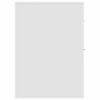 Narrow bathroom cabinet with wheels, engineered wood, white by , Lockers and storage cabinets - Ref: Foro24-855277, Price: 77...