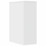 Narrow bathroom cabinet with wheels, engineered wood, white by , Lockers and storage cabinets - Ref: Foro24-855277, Price: 77...