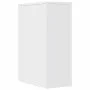 Narrow bathroom cabinet with wheels, engineered wood, white by , Lockers and storage cabinets - Ref: Foro24-855277, Price: 75...