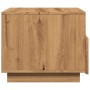 Handcrafted oak coffee table with LED lights 50x49x40 cm by , Coffee table - Ref: Foro24-857709, Price: 83,66 €, Discount: %