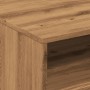 Handcrafted oak coffee table with LED lights 50x49x40 cm by , Coffee table - Ref: Foro24-857709, Price: 83,66 €, Discount: %