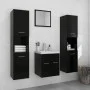 Set aus schwarzen Spanplatten-Badezimmermöbeln von , Badezimmermöbel - Ref: Foro24-3071487, Preis: 292,14 €, Rabatt: %