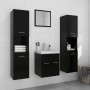 Set of black particle board bathroom furniture by , Bathroom furniture - Ref: Foro24-3071487, Price: 299,45 €, Discount: %