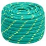 Green 20 mm 50 m polypropylene boat rope by , Ropes and metal cords - Ref: Foro24-152739, Price: 68,53 €, Discount: %
